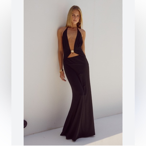Runaway the label Halston maxi dress - Picture 1 of 16